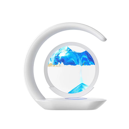Elephant Tech™ AuraFlow Sandscape Lamp – Wireless Charging RGB Desk Light